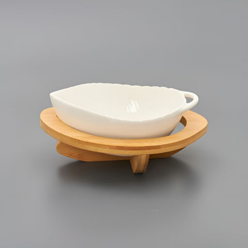 Салатник 450 мл. JEWEL Фиона на подставке (фарфор) арт. ПС0040-46