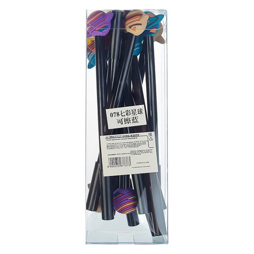 Цена за 5 шт. Ручка - прикол Calligrata «Планеты», гелевая, МИКС