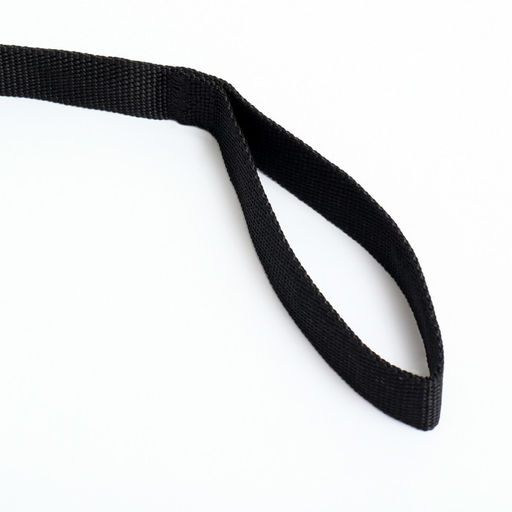 Поводок 1,2 м х 2,5 см, чёрный - Пижон фото 3