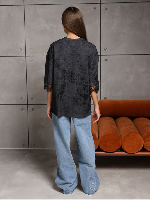 Футболка Вызов Черный Девочка - София фото 9