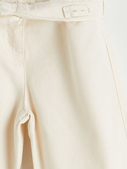 Fiyonk Detayl? K?z ?ocuk Gabardin Pantolon