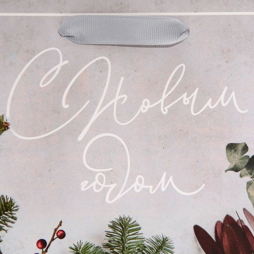 Пакет подарочный новогодний ламинированный «Еловый аромат», MS 18 х 23 х 10 см