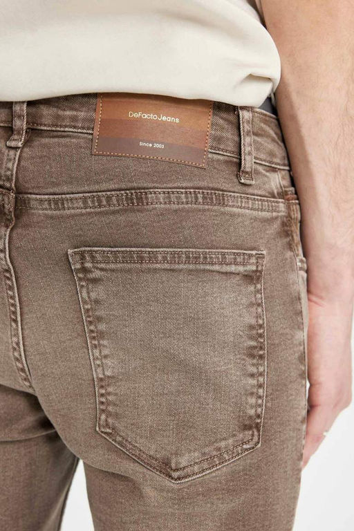 Pedro Slim Fit Джинсовые брюки узкого кроя с нормальной талией и узкими штанинами - Defacto фото 6