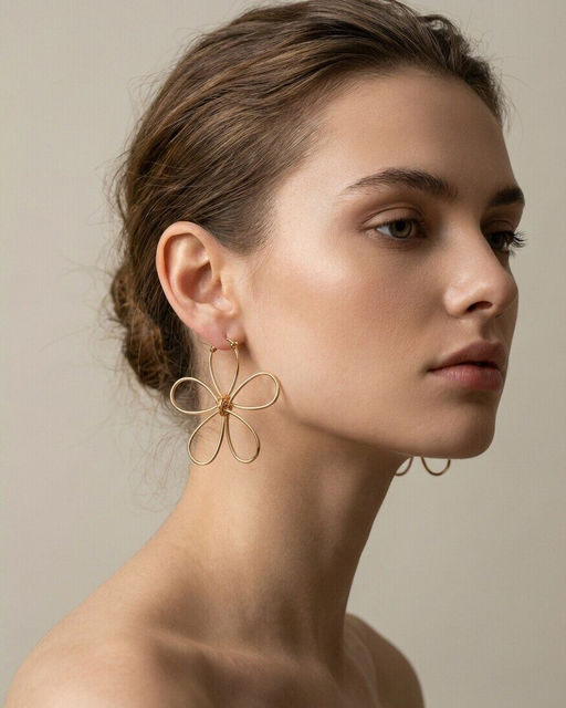 Стильные серьги