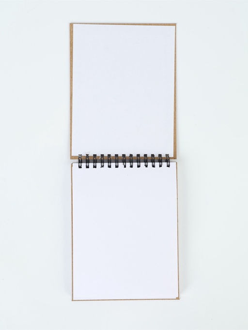 Скетчбук в твердой обложке А6, 80 л. 100 г/м "Крафт"