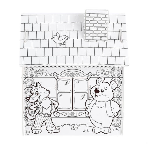 Домик-раскраска Терем-теремок 3 в 1 - Zabiaka фото 2