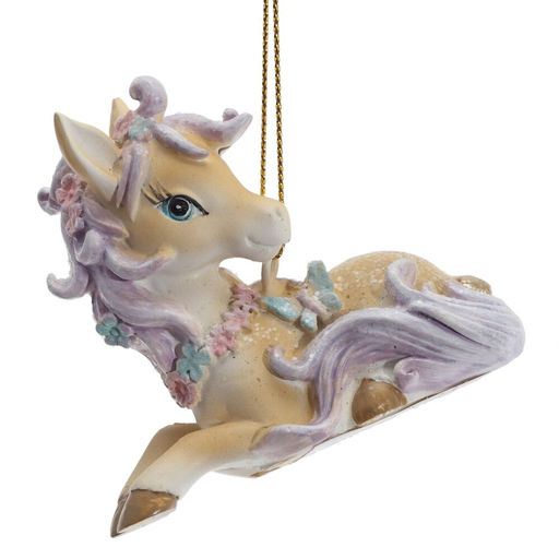 Фигурка декоративная подвесная "Лошадка", L6 W2,5 H6 см, 2в.