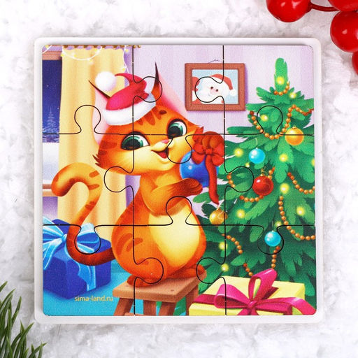 Новогодние пазлы Подготовка к празднику - Лесная мастерская фото 2