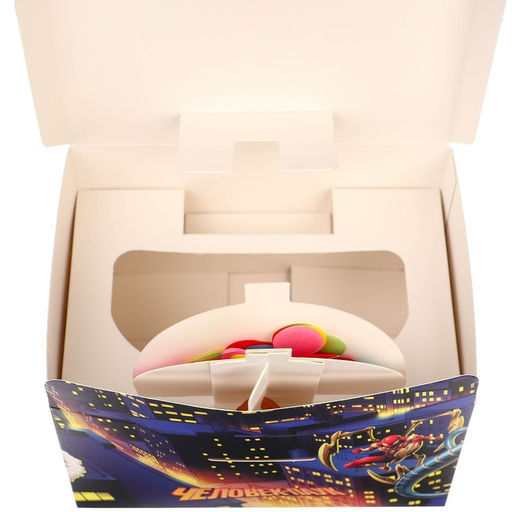 Бум-коробка сюрприз складная «Супергерой», 20 × 15 × 12.5 см