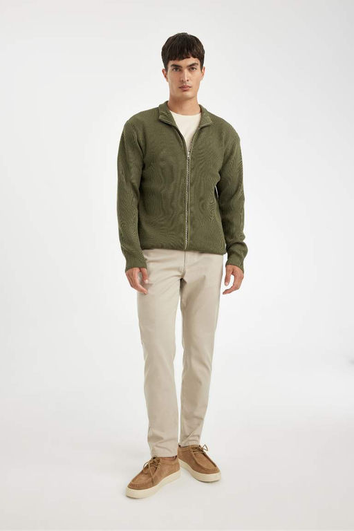 Хлопковые брюки скинни Jogger - Defacto фото 2