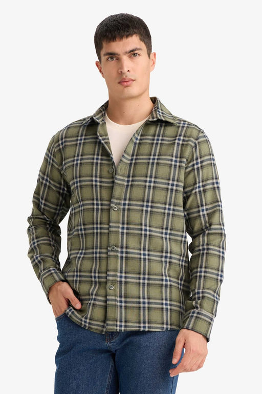 Regular F_t Flanel - Defacto фото 3