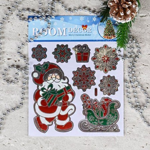 Наклейка новогодняя 18х23 Новый год / 610-278 /уп 12/300/ - Галеонтрейд фото 2