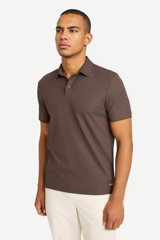 Standart Fit Polo Yaka Sporcu K_sa Kollu Ti__rt - Defacto фото 7