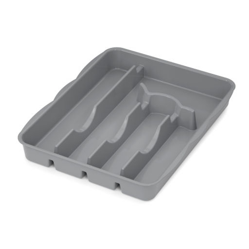 Цена за 2 шт. Лоток для столовых приборов (серый) М8517