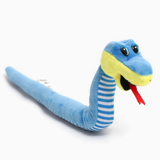 Мягкая игрушка Змея, с полосатым животом, 42 см, цвет МИКС - Simaland фото 4