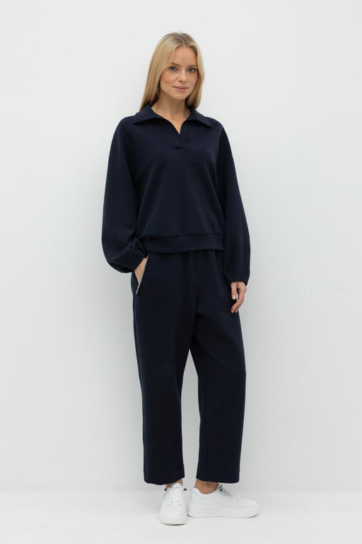 ЕВТ 4122/индиго брюки жен