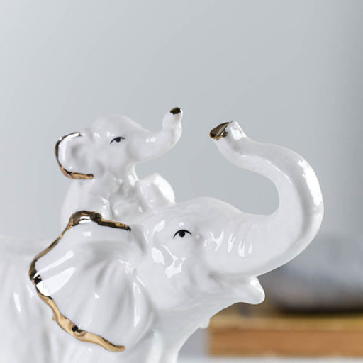 Статуэтка Слоны 12х13 см / B1915 /уп 36/ - Галеонтрейд фото 3
