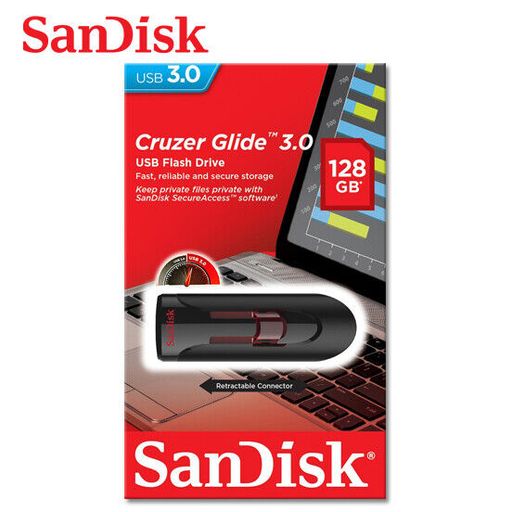 SanDisk 128GB USB 3.0 Cruzer Glide (шт.)