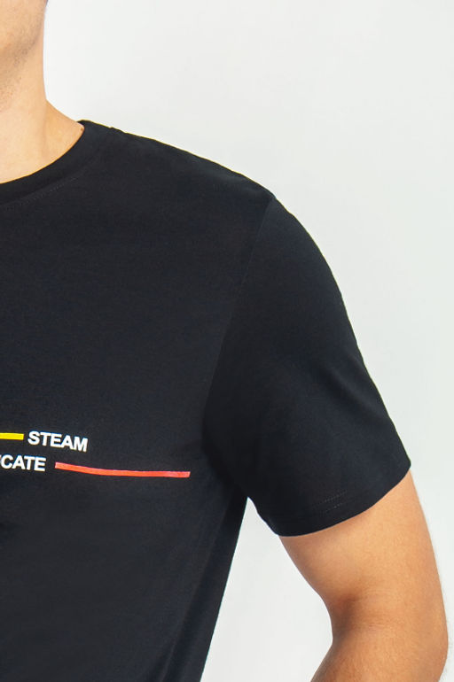 Арт. 67122 Футболка мужская 48-56 (5 шт) Цвет:черный - Идеал фото 4