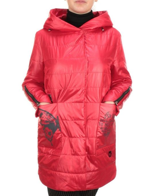 ZW-2181-C RED Куртка демисезонная женская BLACK LEOPARD (100 гр.синтепона) - Fashion фото 2