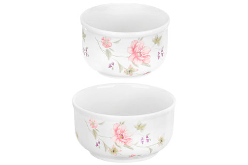 Набор 2 салатников 12,5*12,5*7 см 540 мл + 9,5*9,5*6,5 см 240 мл Диана с плас.крышкой - Elan gallery фото 14