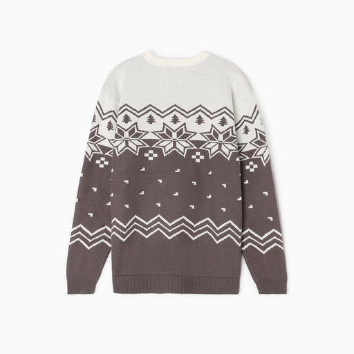 Свитер вязаный новогодний KAFTAN Scandinavia, размер 44, серый