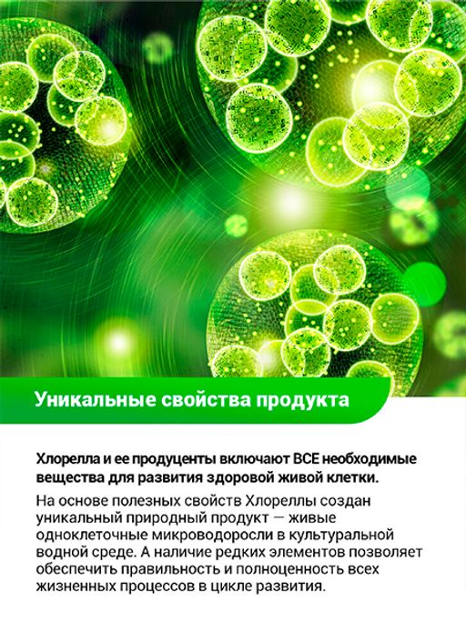 БИО-комплекс Суспензия Хлореллы Концентрат (1 л)  фото 3