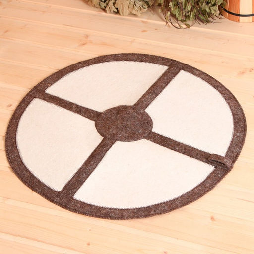 Набор подарочный 4 предмета белый Крестоносец (шапка, коврик, рукавичка,тапочки) - Simaland фото 2