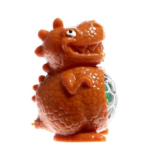 Цена за 11 шт. Мялка «Динозавр» с гидрогелем, цвета МИКС