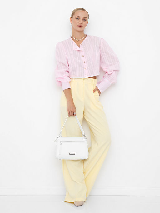 Сумка 1025CH white Polina&Eiterou