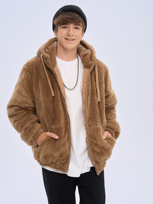 Куртка плюшевая утепленная