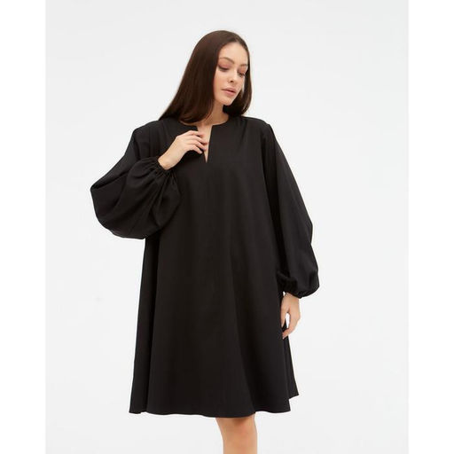 Платье женское короткое MIST: Dresses, чёрное, размер 48-50