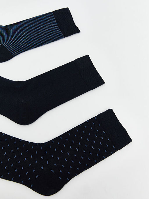 Desenli Erkek Soket ?orap 3l?