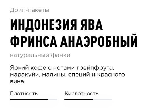Дрип-пакеты Индонезия Ява Фринса Анаэробный - Tasty coffee фото 2