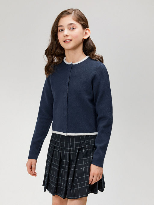 ACOOLA / Жакет детский для девочек Kayla темно-синий  фото 4