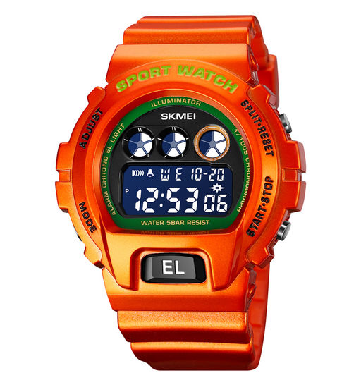 Часы наручные Skmei мужские электронные спортивные 1813orange