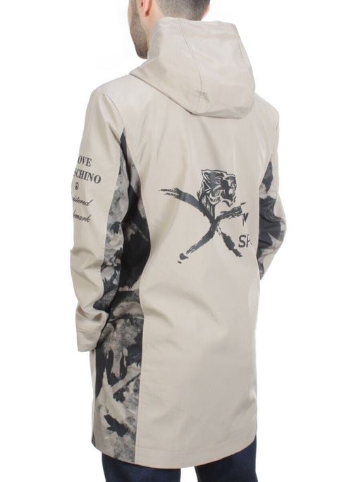 A10 BEIGE Куртка мужская демисезонная FASHION (100% полиэстер) фото 4