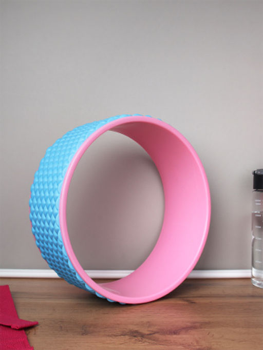 Колесо для йоги и пилатеса массажное 30Х10 / MYW-30BP / голубой / уп10 - Галеонтрейд фото 4