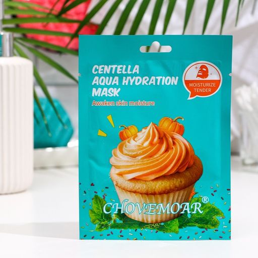 Цена за 2 шт. Маска тканевая увлажняющая для лица c центеллой и гиалуроновой кислотой