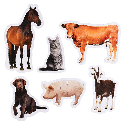 Пазлы 14 Maxi "Домашние животные"