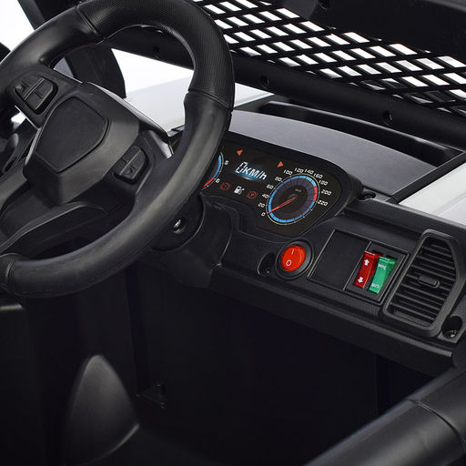 Электромобиль "Круиз" на аккумуляторе, с р/у управлением, в коробке (белый)