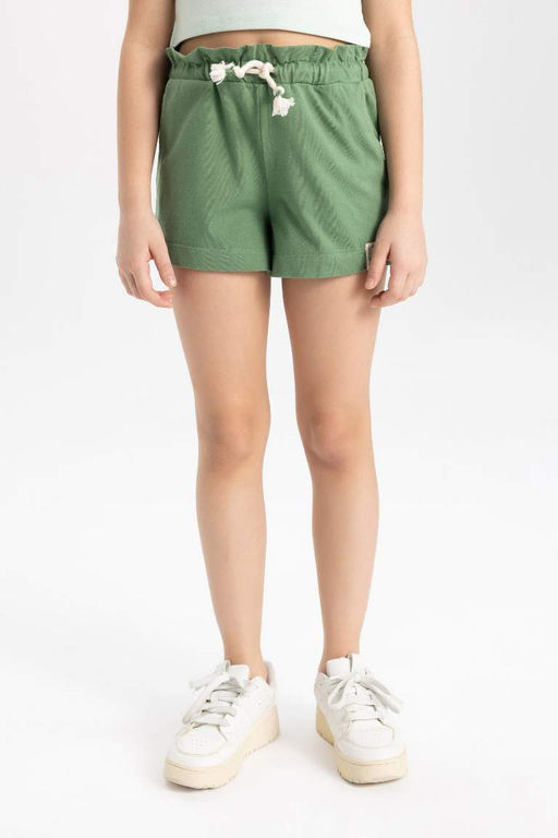 Шорты с кружевной талией для девочек - Defacto фото 4