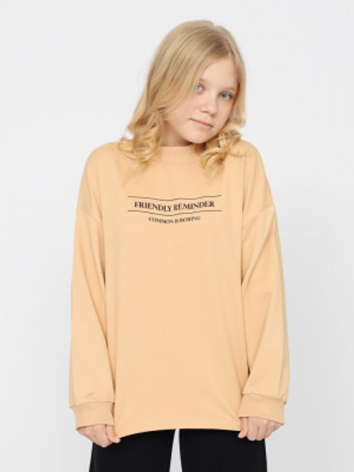 CRB wear/CWJG 63396-31-346 Джемпер для девочки,бежевый/Ex.Cherubino  фото 2