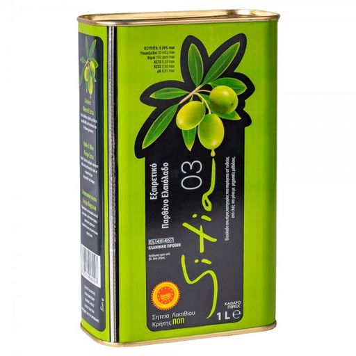 Оливковое масло P.D.O. Sitia 03, о.Крит, Греция, жест.банка, 1л - Olivi фото 2