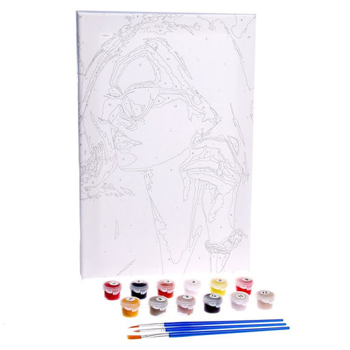 Картина по номерам на холсте с подрамником «Стиль», 20×30 см