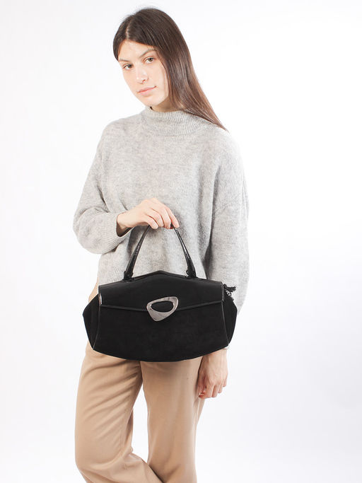 LACCOMA сумка Y2386-F-черный натуральная замша