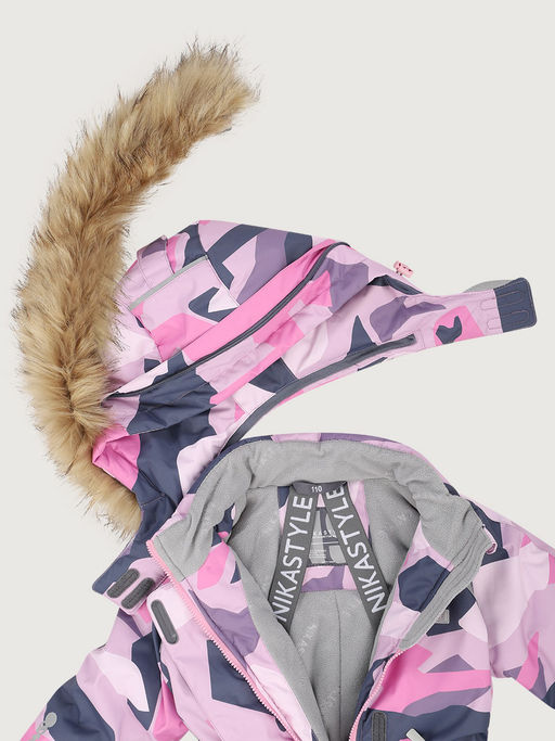 Комбинезон 8з1025 розовый/графит