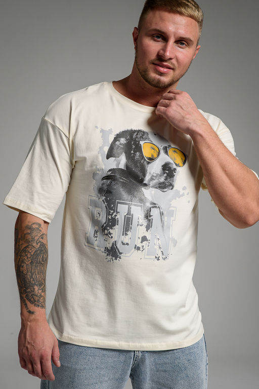 Футболка мужская 8507/1 оверсайз