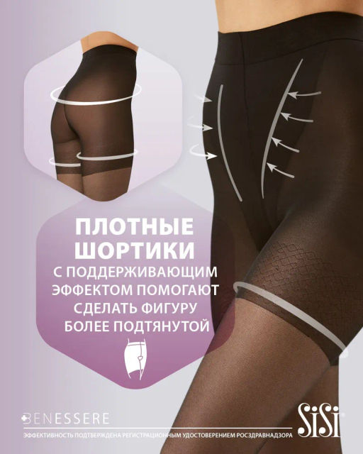 Колготки SiSi BENESSERE 70 (48/3) - nero  фото 16
