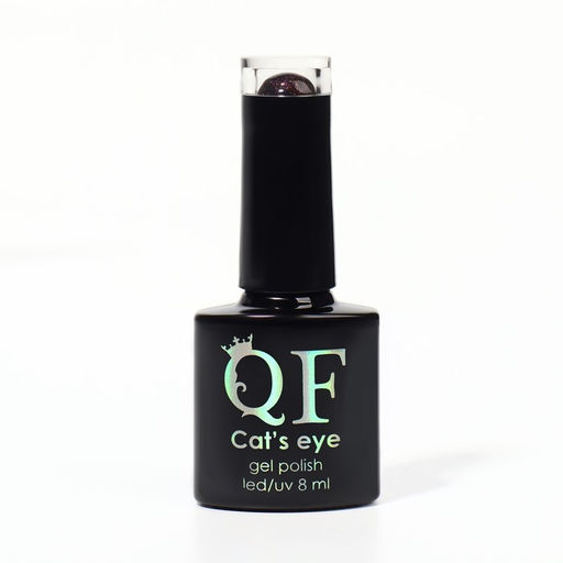 Гель-лак для ногтей, CATS EYE, 3-х фазный, 8мл, LED/UV, цвет хамелеон/сиреневый (08) - Queen fair фото 7